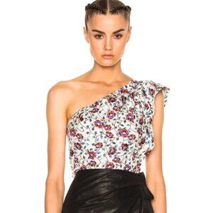 Isabel Marant Rowina One Shoulder Top